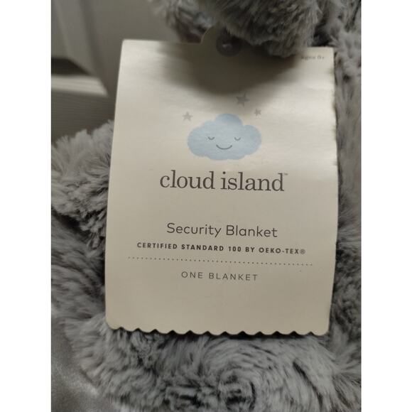 Cloud Island NWT Gray Elephant Lovey Security Blanket Plush 2024 - Picture 4 of 8